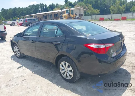 2016 Toyota Corolla Le из США, поврежденный, VIN 2T1BURHE2GC579462